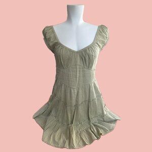 Boho Cotton On dress Never worn Kaki Flowy